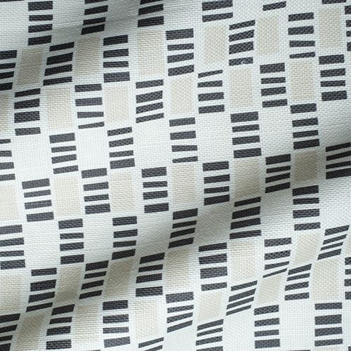 Bauhausey Fabric - Tar – Counterpart Studios