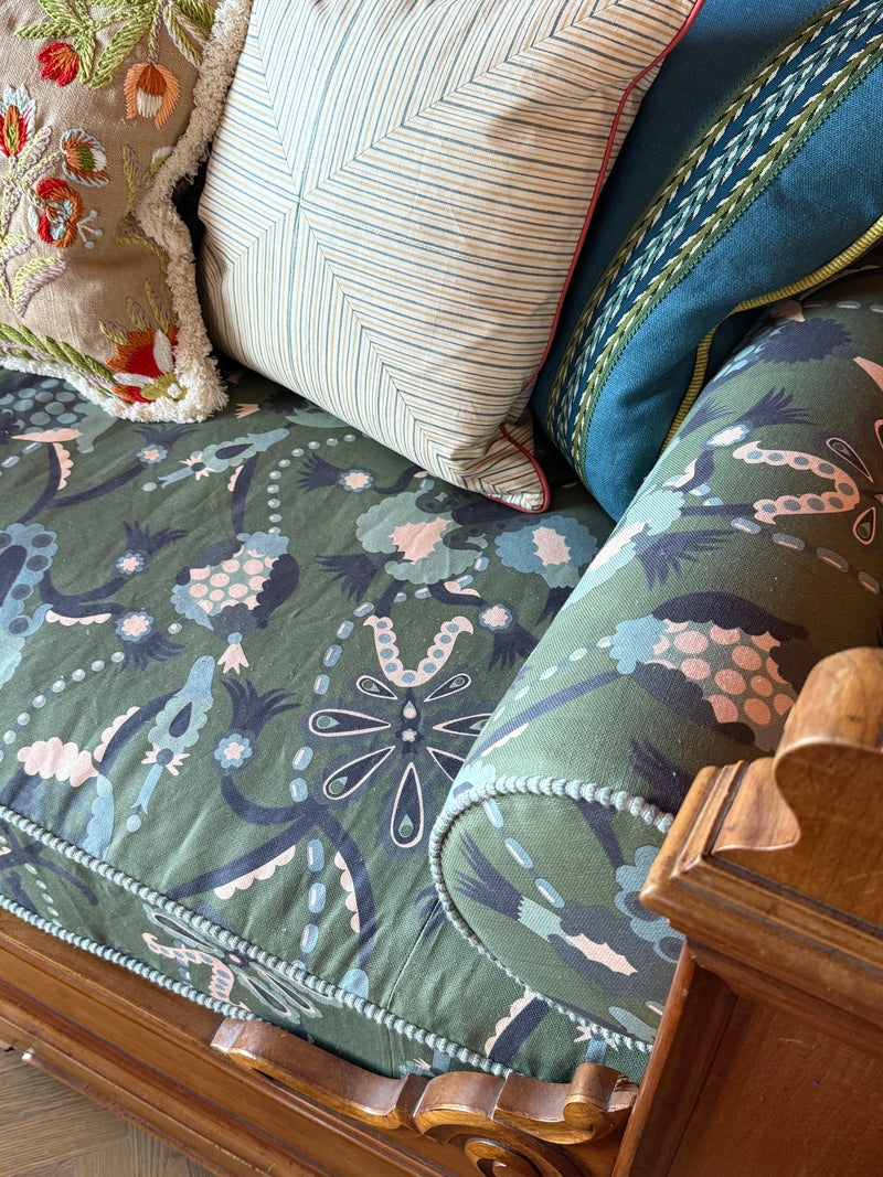 Boteh Fabric - Olivine