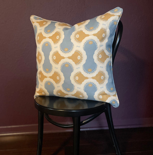 Dilly Dally Pillow - Sunny with Matching Cording