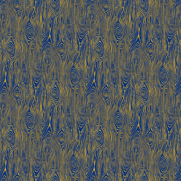 TYPE II Faux Bois Wallpaper - Mustard