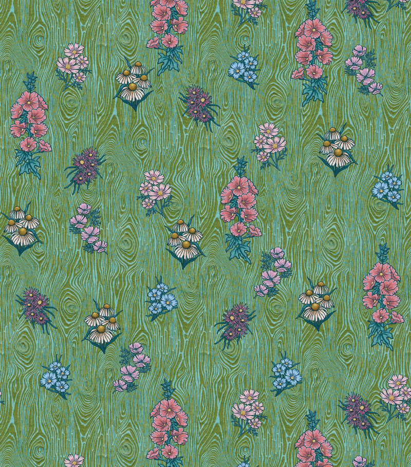 Flora Wallpaper - Iris