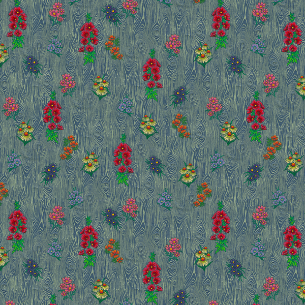 Flora Wallpaper - Skye