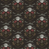 Moon Snake Wallpaper- Charcoal