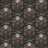 Moon Snake Fabric- Charcoal