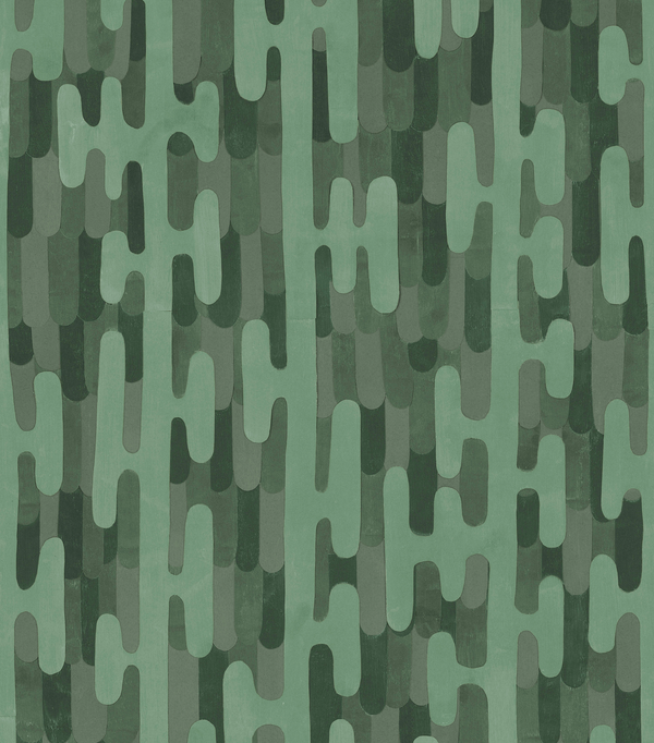 TYPE II Shag Cactus Wallpaper- Lichen