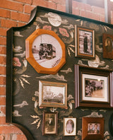 Moon Snake Fabric- Charcoal