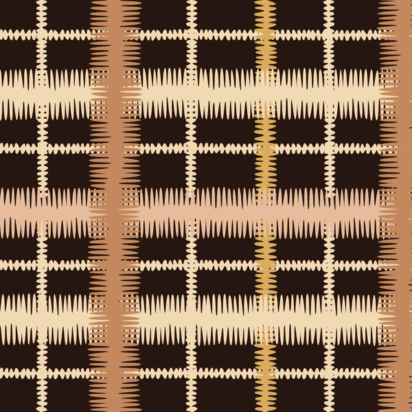 TYPE II Squiggle Tartan Grand Wallpaper - Sunkissed