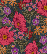 Wild Posy Tea Towel - Coral