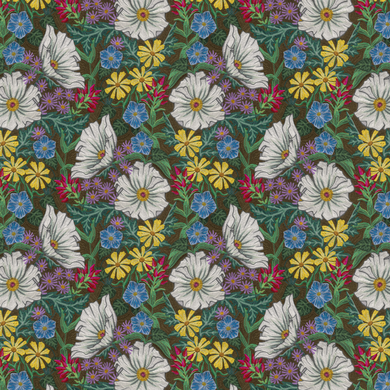 Wild Posy Fabric - Springtime