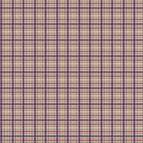 Squiggle Tartan Fabric- Royal