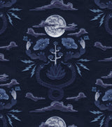 Moon Snake Fabric- Moonlight