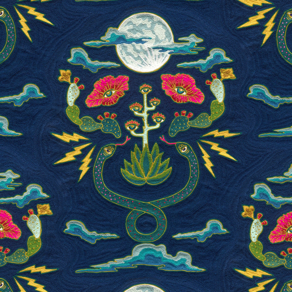 Moon Snake Wallpaper- Nocturnal – Counterpart Studios