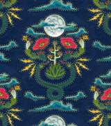 Moon Snake Rhinestone Fabric - Nocturnal